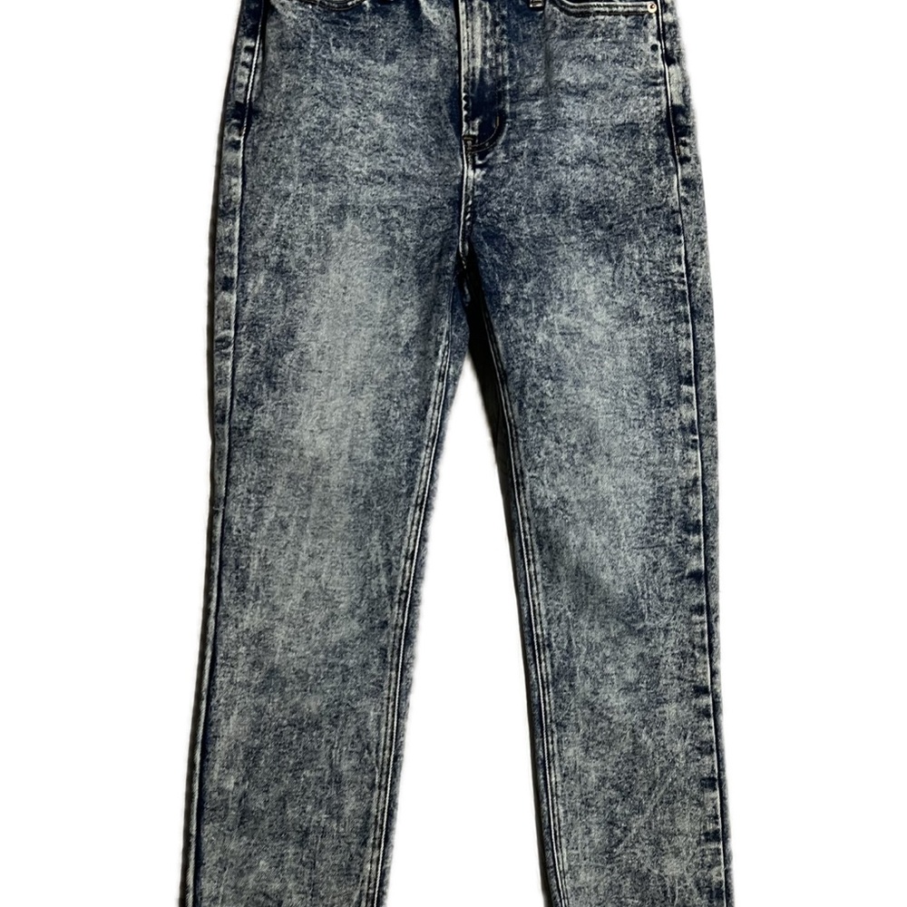 Women's High Rise Acid Wash Jeans